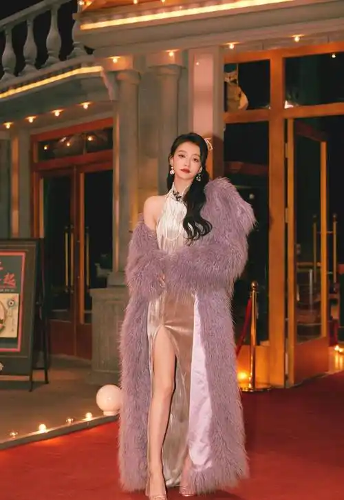 明星写真:孙怡高开衩改良旗袍美照,星光闪耀《大侦探合议庭》_节目