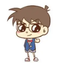 名侦探柯南简笔画人物头像