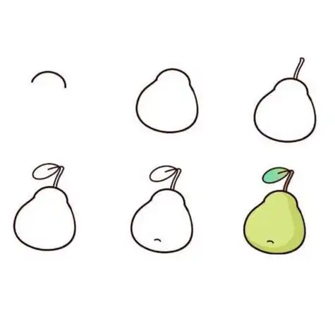 可爱简笔画教程水果系列