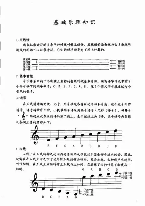 小提琴初级教程