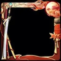 橘右京枫霜尽专属头像框及个性按键