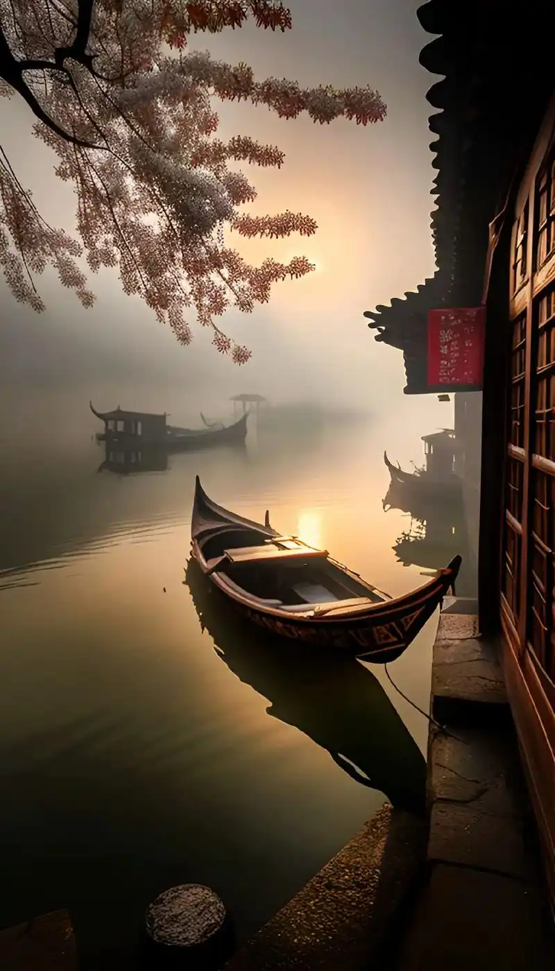 烟雨江南.烟雨江南,墨染秀水,醉倒江南美景中#烟雨江南 #唯 - 抖音