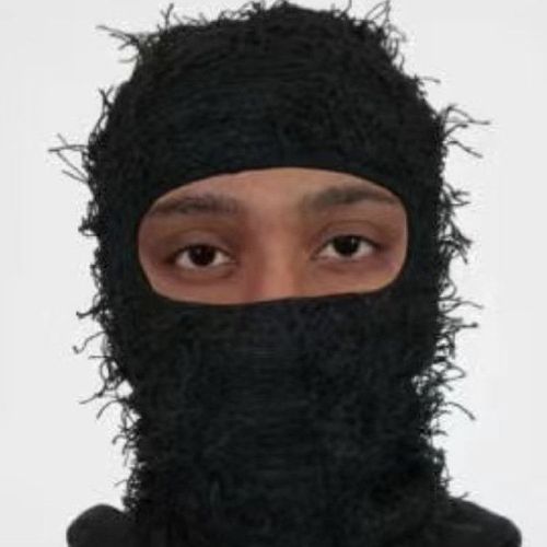 巴拉克拉法帽男女针织脏辫迷彩头套搞怪个性时尚手工编织毛线帽子