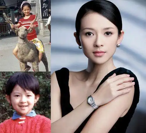 美女明星童年对比照:范冰冰宋慧乔天生美人胚子