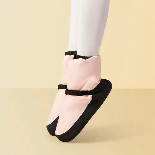 芭蕾保暖鞋女软底舞蹈练功棉鞋儿童加绒加厚芭蕾舞鞋