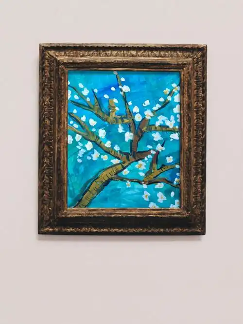 盛开的杏花少儿美术