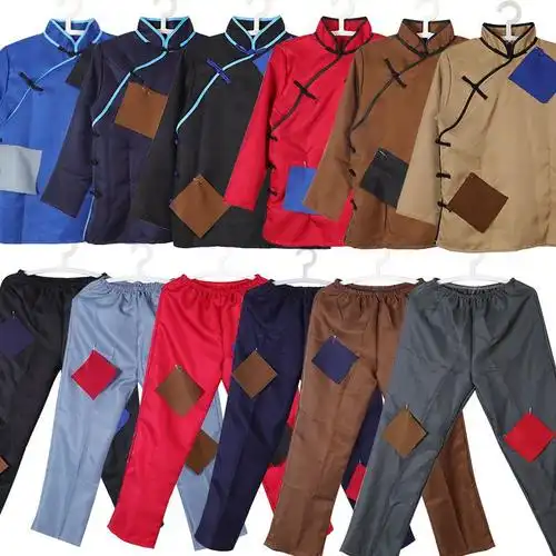 白毛女喜儿杨白劳演出服农民乞丐搞笑破衣服叫花子补丁民族服装