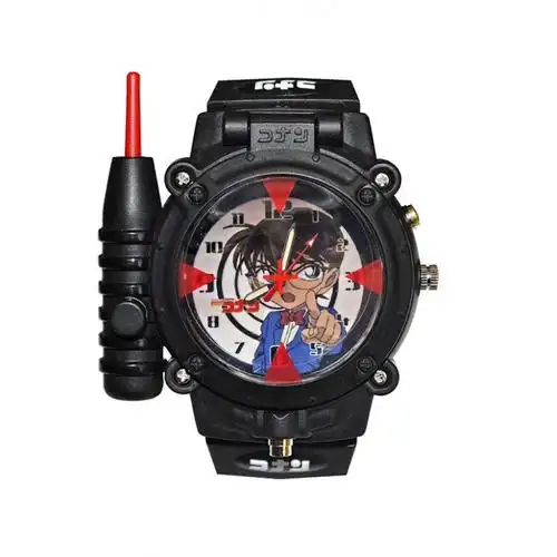 定制柯南手表可发射 麻醉针可射多功能男儿童小学生运动漫风带激光的
