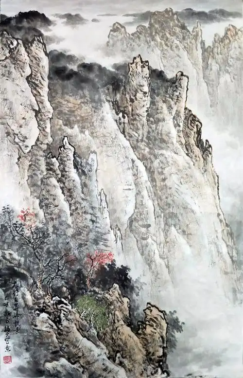 著名山水画家关福元作品欣赏