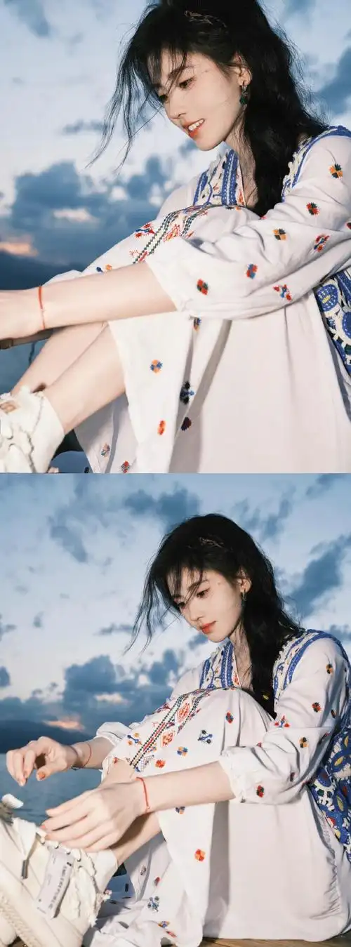 鞠婧祎元气丸子头