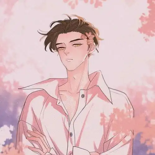 动漫情头成熟大背头