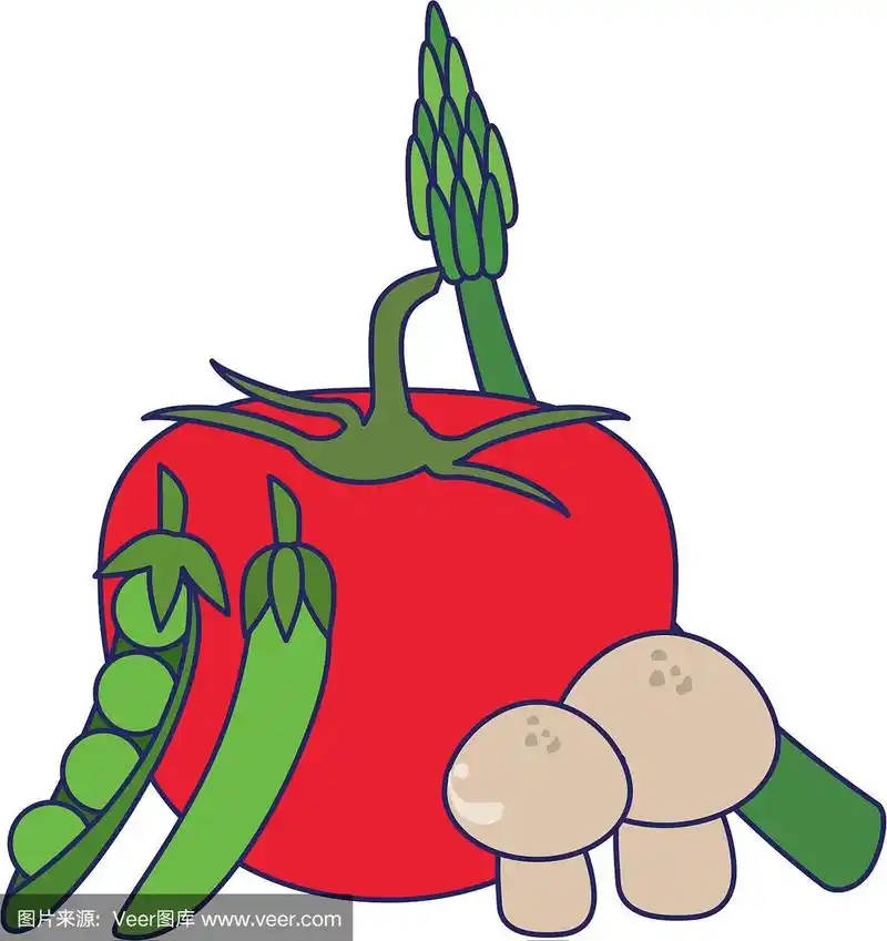 新鲜蔬菜卡通