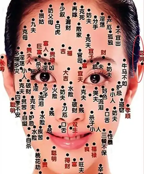 耳廓有痣的女人:女性耳朵上有个折富痣好不好