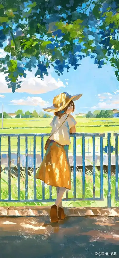 唯美意境系二次元风少女壁纸