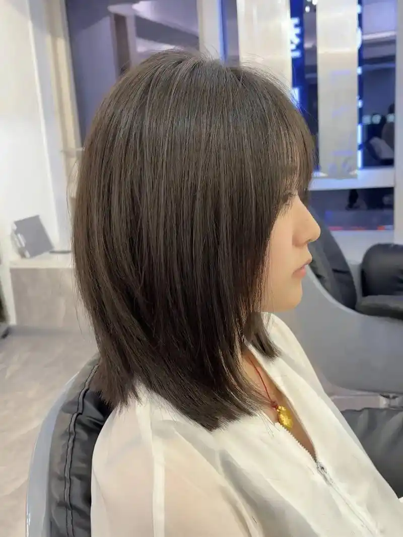 适合所有脸型女生都可以剪的层次感锁骨短发