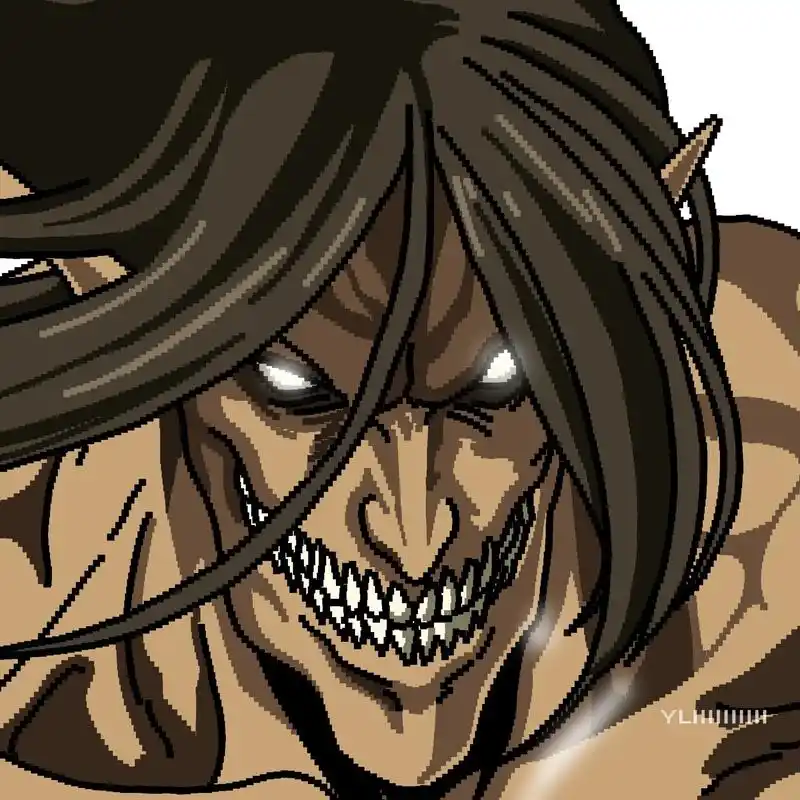 "继承意志"#撤退的矮人  #巨人 #艾伦 #像素头像 #动 - 抖音