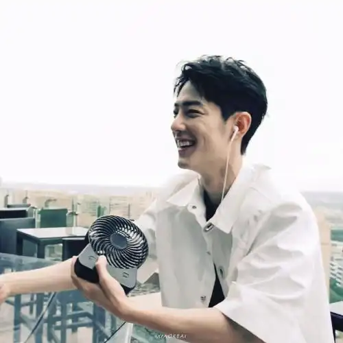 内娱明星头像大户#肖战的小清新头像合集,像暗恋了很久的那位男生.