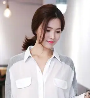 适合圆脸女生的马尾发型(4)_圆脸发型_西子美发网