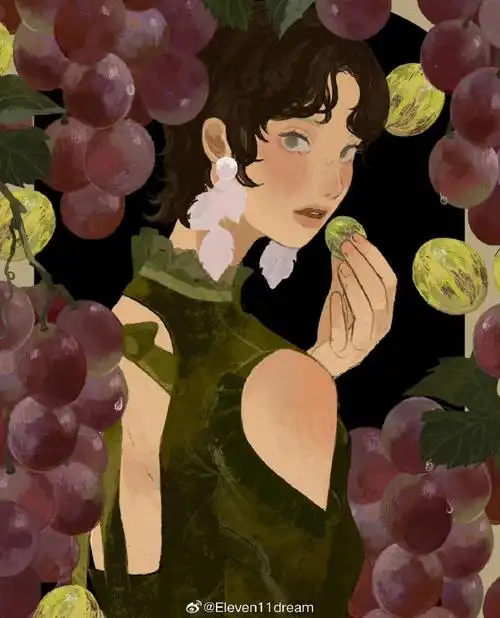 插画设计##原创设计#人物插画作品  via:3436323633.