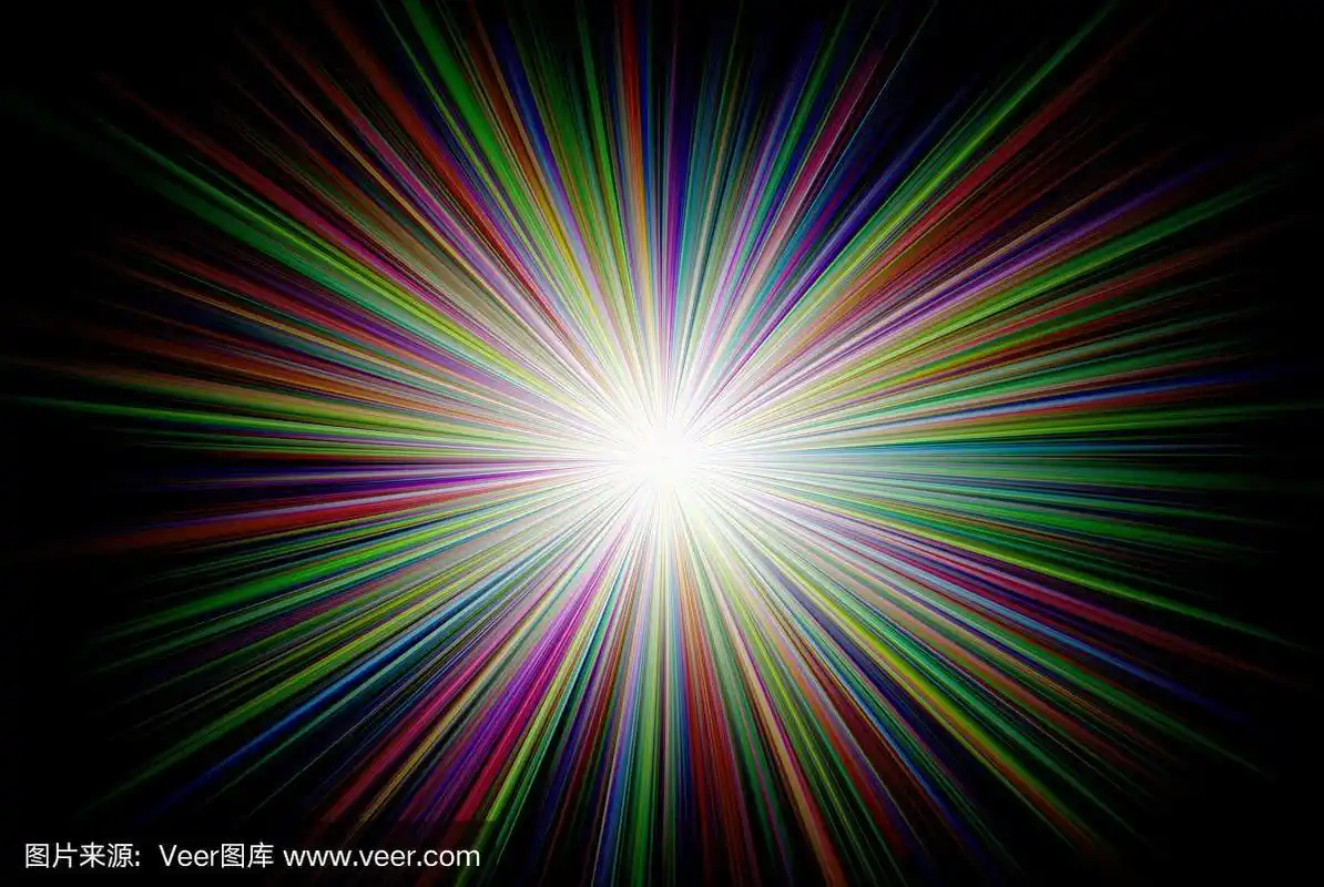 抽象的彩色光