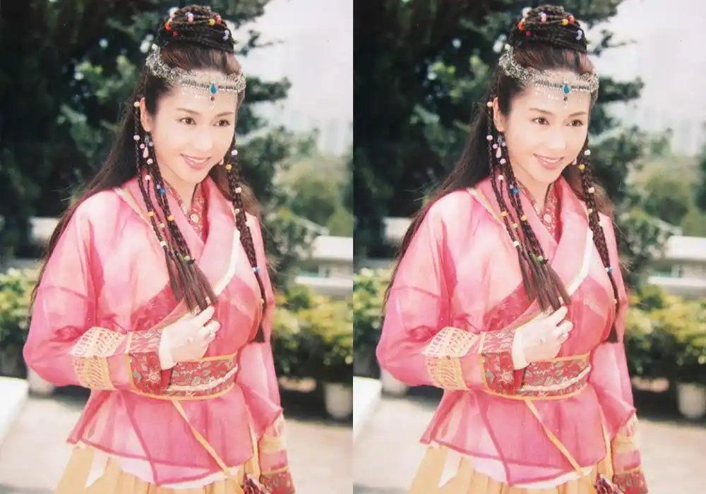 黎姿版赵敏造型合集,郡主装灿若玫瑰,农妇打扮也这么美!