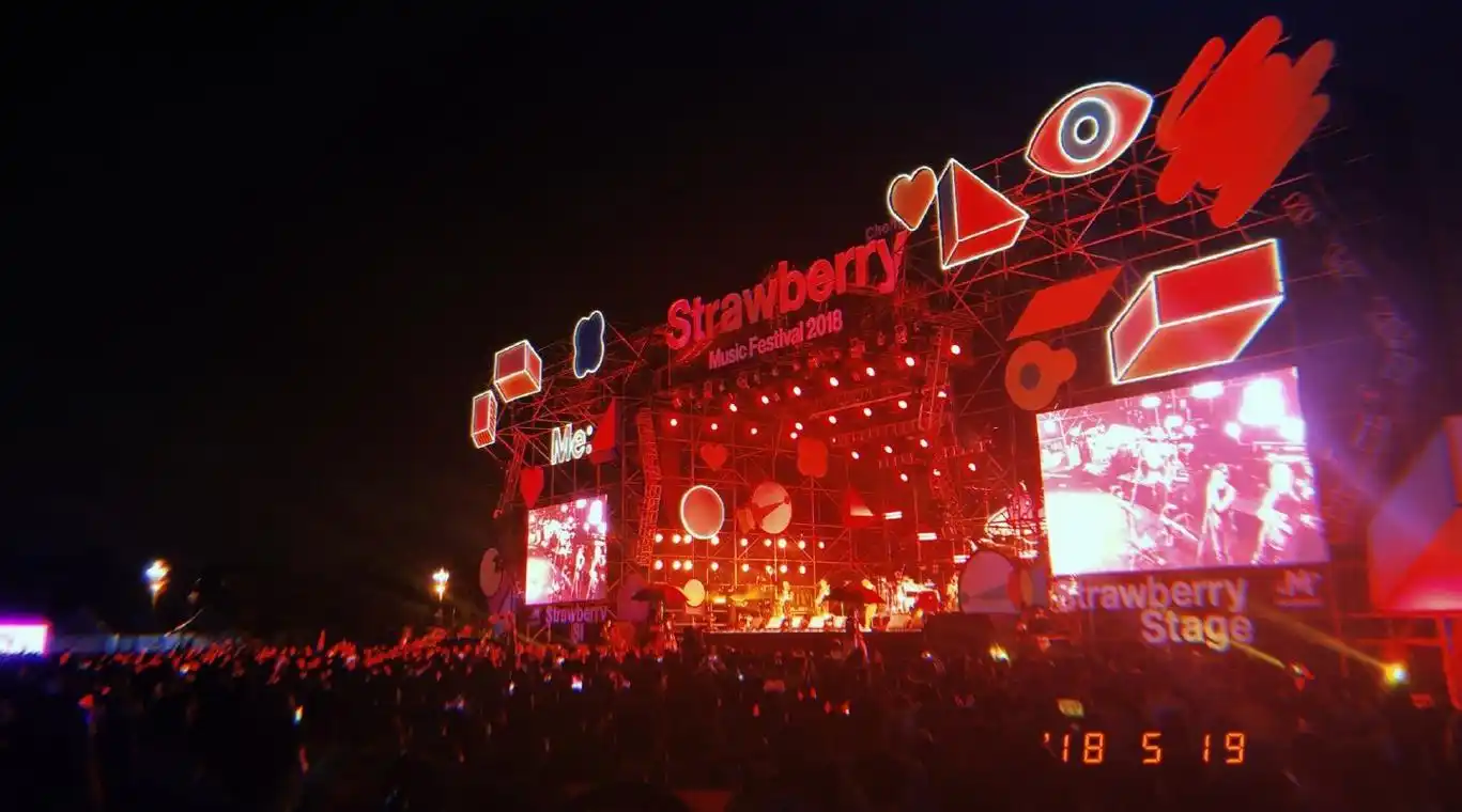 来自2018/5/19成都草莓音乐节现场
