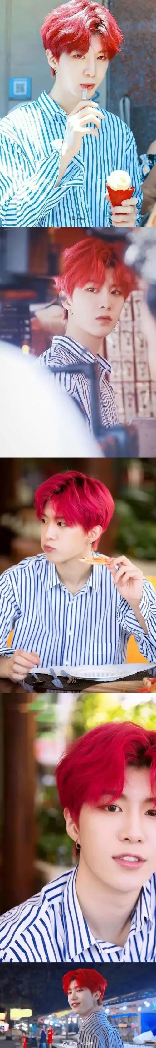 玫瑰的红 容易受伤的梦 范丞丞红发合集