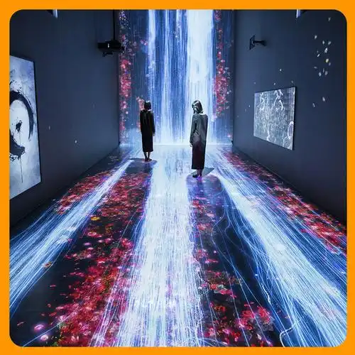 全息互动投影森林餐厅餐桌投影设备3d沉浸式餐厅墙面地面