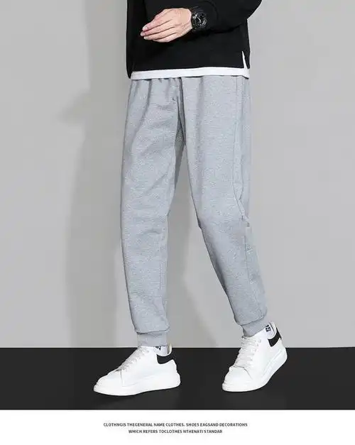 休闲九分裤男士男式潮流百搭青少年学生夏天休闲裤子333黑色夏款2xl