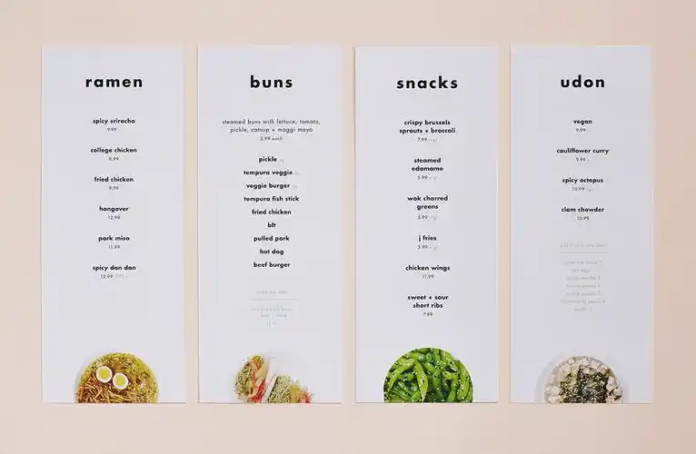 10个国外餐厅菜单设计欣赏