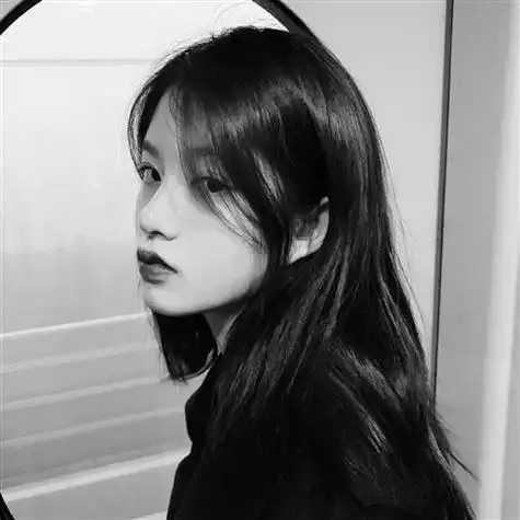 霸气女生头像黑白酷帅