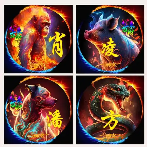 微信姓氏头像制作十二生肖火焰霸气头像设计用自己名字做头像龙虎