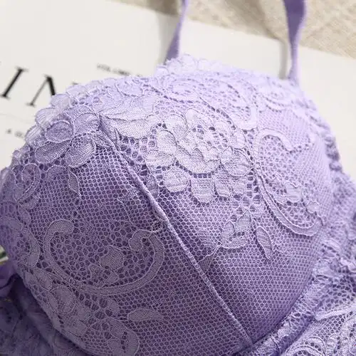 黛安芬性感蕾丝刺绣文胸聚拢收副乳少女内衣胸罩