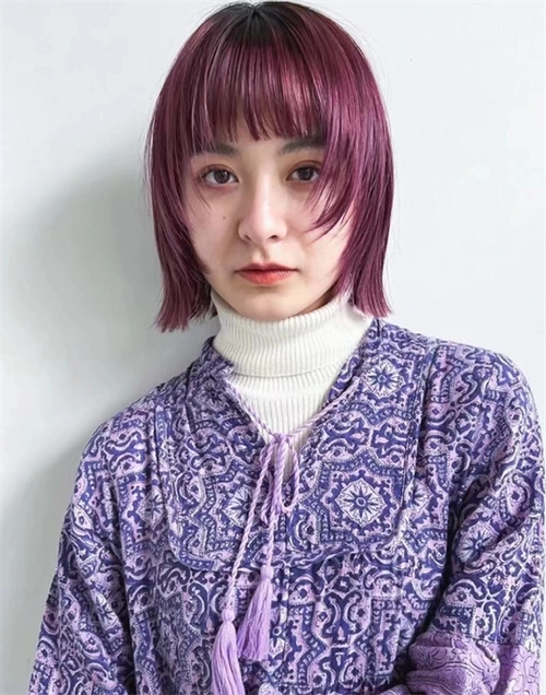 公主切短直发 超a甜酷短发_直发发型 - 美发站