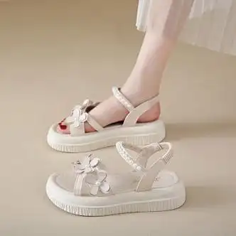 安踏儿童小麒麟12岁大童凉鞋女1518岁高中学生1113少女鞋子16厚底增高