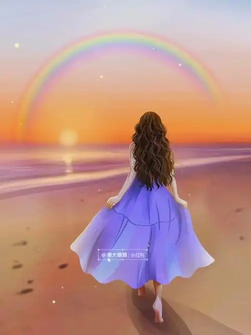 cr:谢大娘娘背影头像,抱花头像.女生头像,闺蜜头像,情侣头像