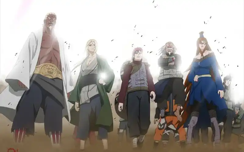 【火影忍者】老五影和新五影两次团战,进来感受下忍界天花板_哔哩哔哩