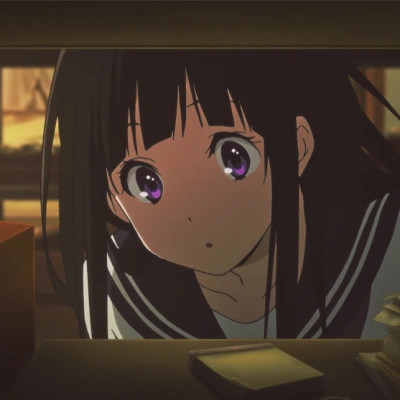 千反田爱瑠情侣头像