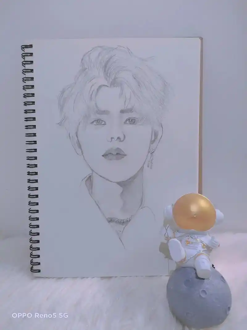 花花世界,静守己心 ——蔡徐坤 #蔡徐坤 #素描 @#热门音 - 抖音