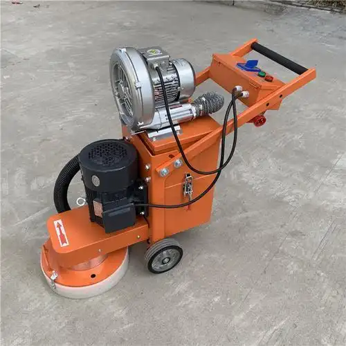 350自带吸尘环氧地坪研磨机混凝土路面打磨机粗