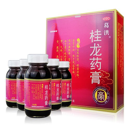 葛洪桂龙药膏 舒筋活络祛风除湿风湿骨痛腰腿痛葛红 6瓶202g【1盒装】