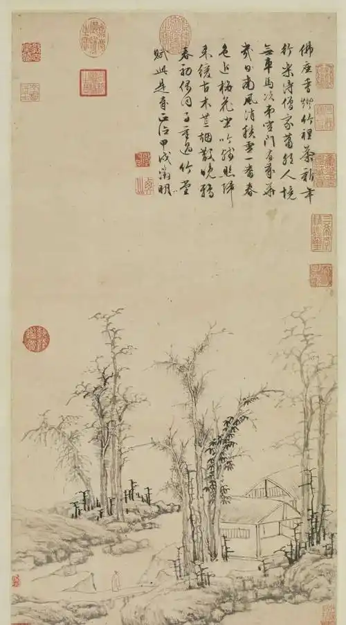 明四家之文征明的高清山水画