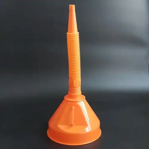 多口径加油漏斗带滤网 汽车摩托车加机油汽油专用大号塑料胶漏斗