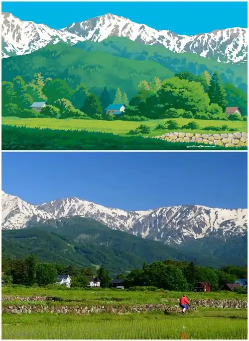 动漫风景ipad画画