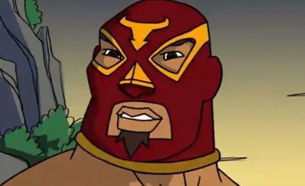 的角色,这时候想必弹幕中就会出现一句"牛战士从来不会摘下他的面具"