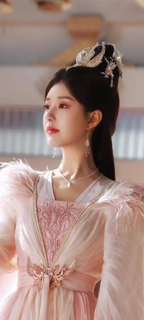 赵露思 粉色古装壁纸-高清图片-糖果壁纸