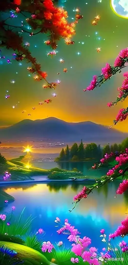 犹如人间仙境的美景美的令人无法形容美的让人挪不开眼睛