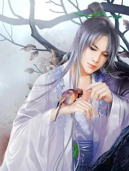 古代帅气男生画像