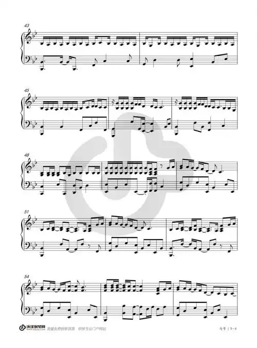 邓紫棋句号钢琴版附谱