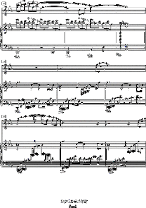 电视剧快乐星球里的一段伤感的背景音乐钢琴谱钢琴曲影视